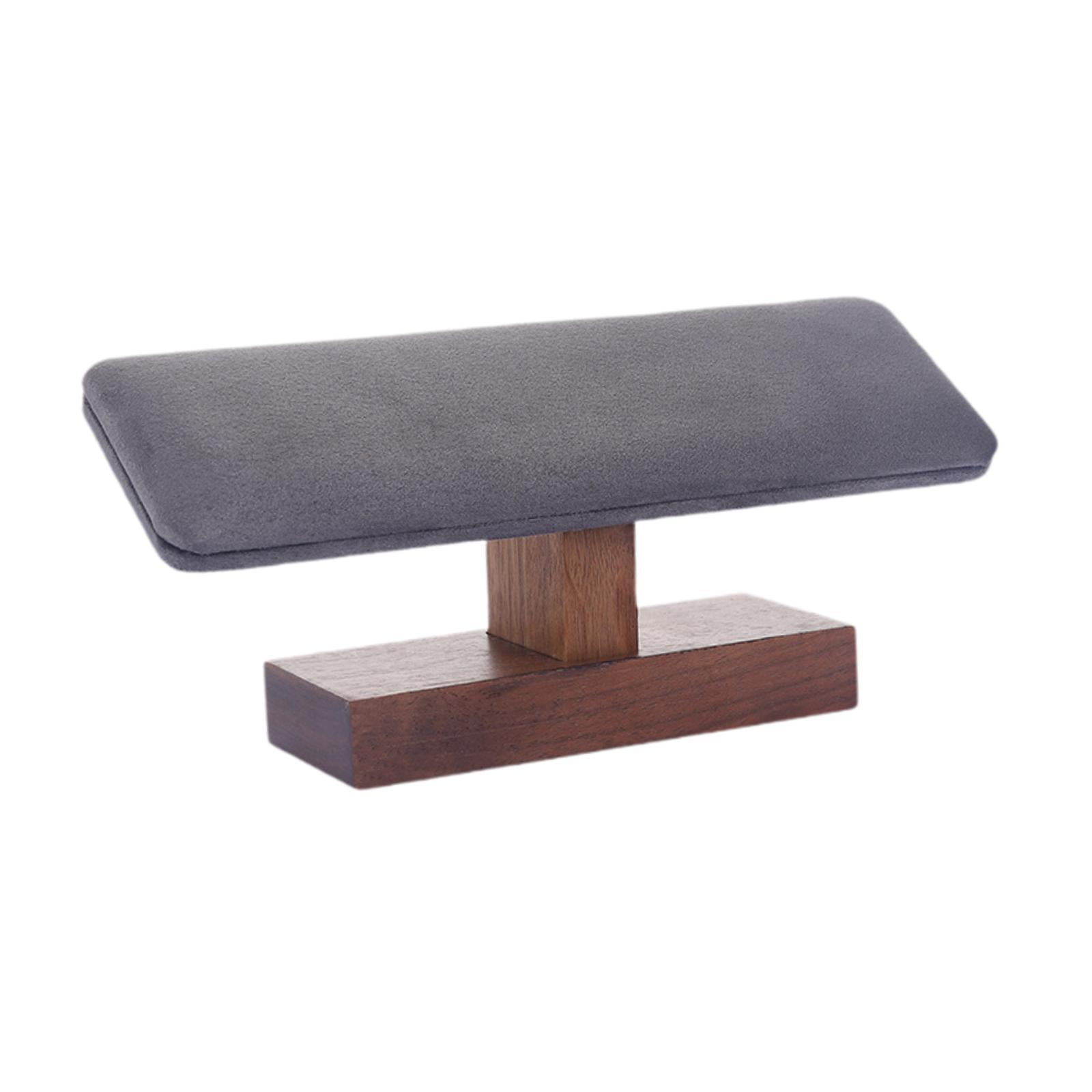 Magideal - Soporte Para Pulsera, Exhibición De Joyería, Base De Madera, Soporte De Exhibición Para Pulsera, Para El Hogar, Centro Comercial, Exhibición De Vestid Gris