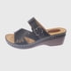 thumbnail image 2 of Sandalia Confort Negro Modelo Italiano, 2 of 4