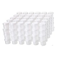 Magideal - Botes De Pintura Vacíos, Tiras De Pintura Vacías Para Niños, Contenedores De Almacenamiento De Pintura Acrílica Ligeros, Mini Vasos De Pintura Para Fi 20 Piezas 5Ml 17Cm