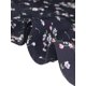 thumbnail image 5 of INSPIRE CHIC Falda Midi Floral de Cintura Alta con Línea A y Largo a la Rodilla para Mujer, Azul Oscuro M, 5 of 6