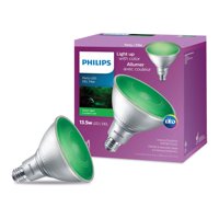 Bombilla Led Philips Par38, Luz Verde Para Fiestas, 13,5 W, E26, 120 V