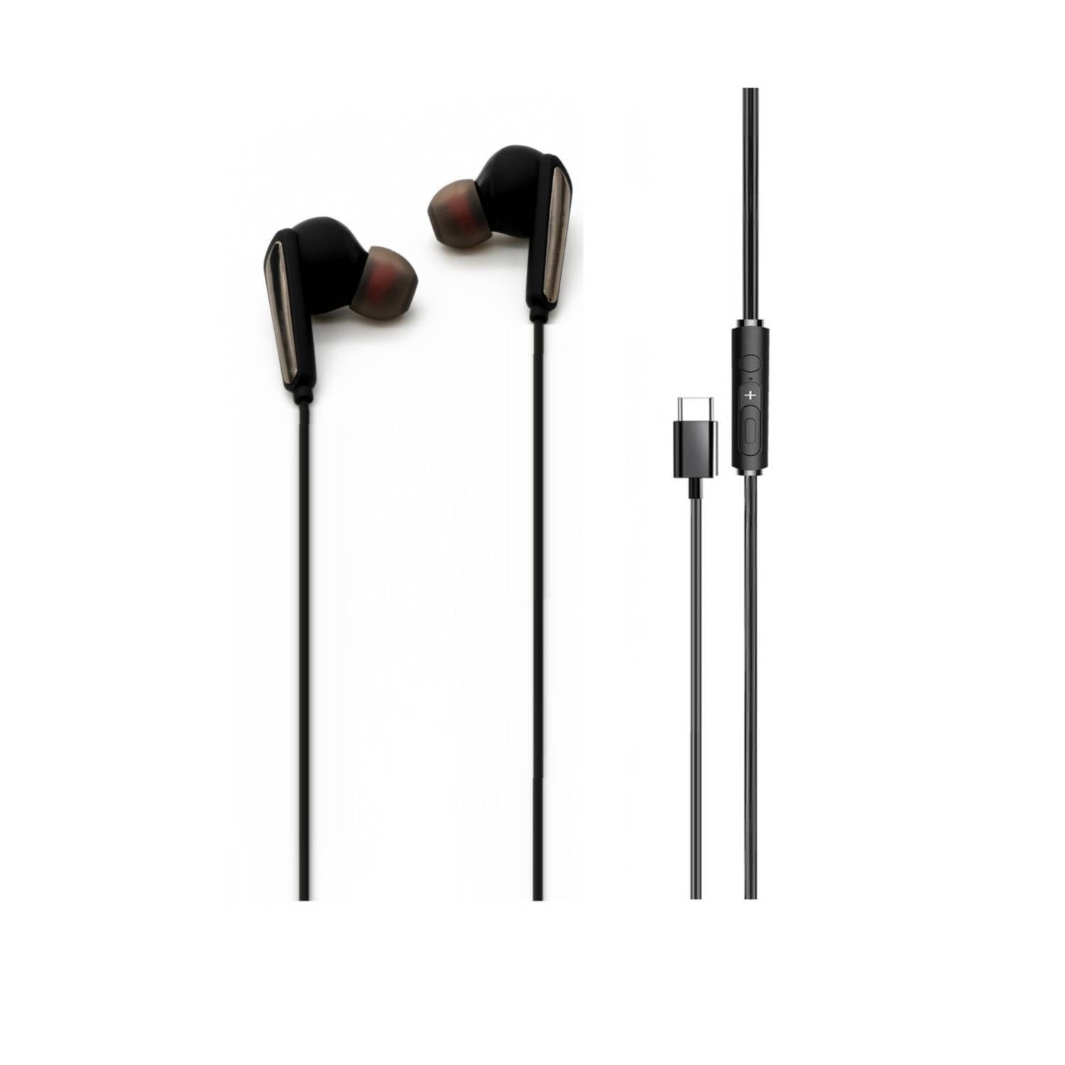 Tecmaster - Audifonos Stereos Tipo C Manos Libres