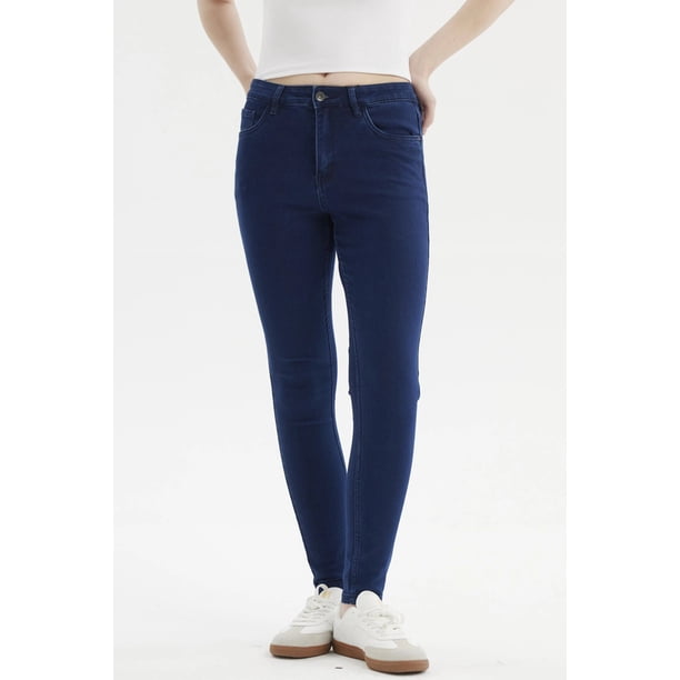 Jeans Mujer Super Skinny Emilia Azul Marino - ll