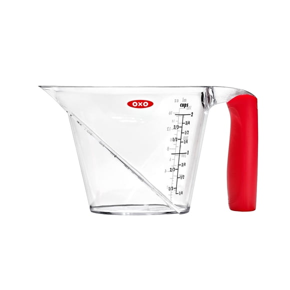 Medidor OXO SoftWorks 2 Tazas Angulado Rojo Sin BPA