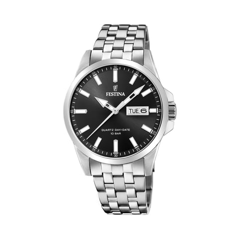 Reloj F20357/4 Festina Negro Hombre Acero Clásico