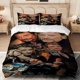 thumbnail image 1 of 3pcs French Rock Star Harry Potter Collage Theme Print 100% Polyester Bedding Set with Duvet Cover + Pillowcases, 1 of 1