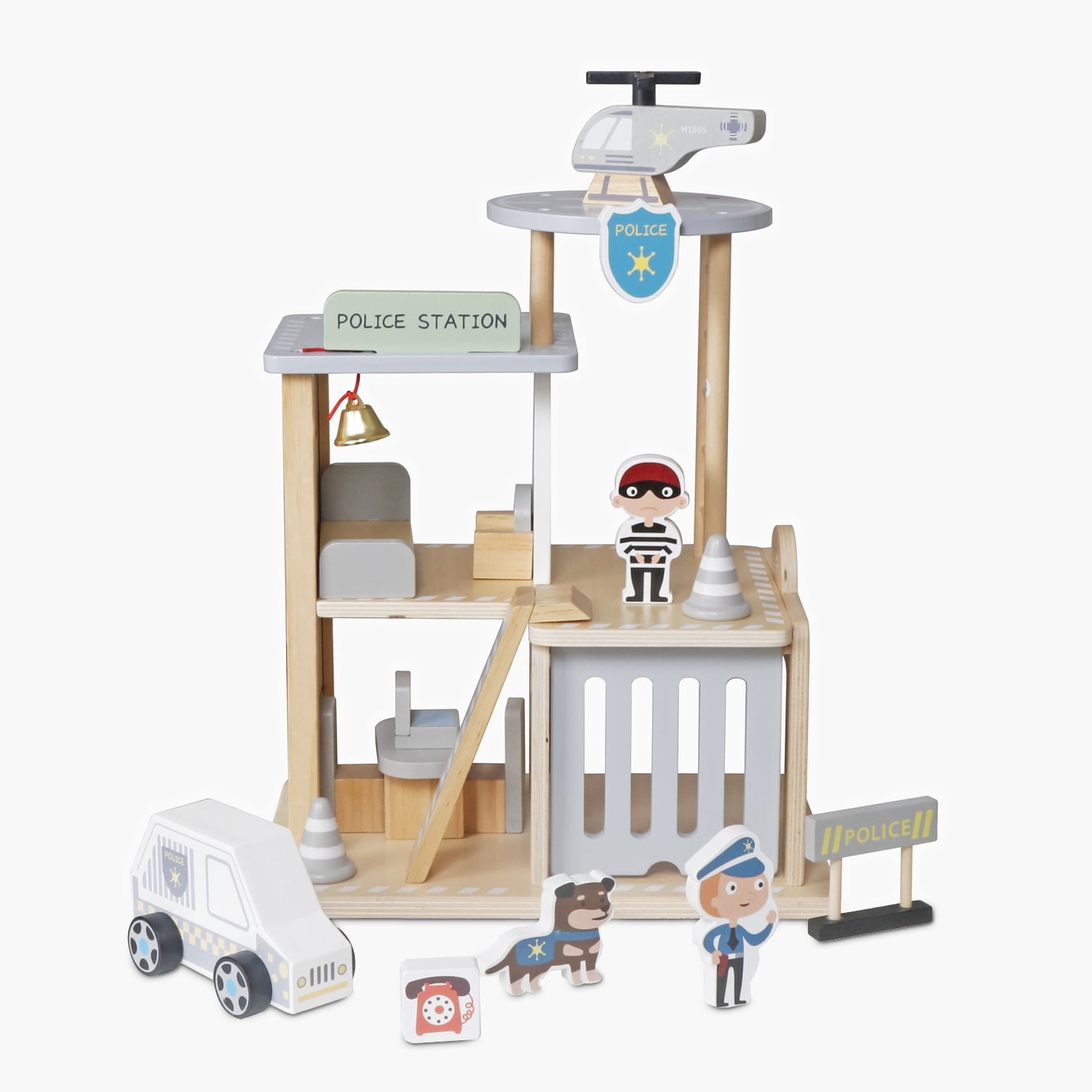 Form Design - Estación De Policía Infantil Multicolor