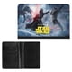 thumbnail image 2 of Star Wars Porta Pasaporte y Cartera de Viaje Premium de Cuero PU, Funda de Pasaporte Bloqueo RFID con Ranuras para Tarjetas de Crédito, Estuche para Libro de Pasaporte para Familia 10cm × 15cm, 2 of 6