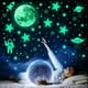 thumbnail image 5 of Estrellas que brillan en la oscuridad para el techo, 103 piezas de estrellas que brillan en la oscuridad, decoraciones de pared para niños, para dormitorio infantil, 5 of 5