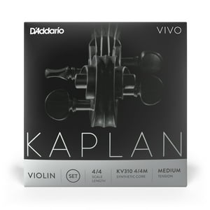 Set Cuerdas Violín 4/4 Kaplan Vivo T.Med Kv310 4/4M Daddario