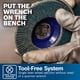 thumbnail image 2 of Amoladora Angular Bosch Gwx10-45pe X-Lock 115 mm 10 A 11000 rpm, 2 of 3