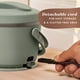 thumbnail image 3 of Fiambrera eléctrica Crock-Pot, 600 ml, calentador de alimentos, color verde luna, 3 of 7
