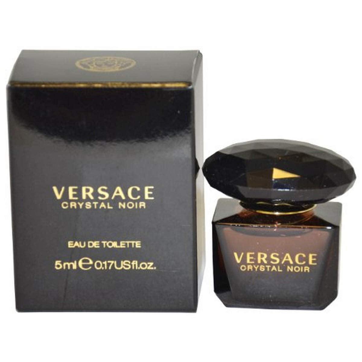 Perfume Versace Crystal Noir Eau De Toilette, 5 Ml, Para Mujer