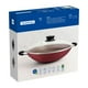 thumbnail image 4 of Wok Tramontina Paris en Aluminio con Revestimiento Interno y Externo Antiadherente Starflon Max Rojo con Tapa de Vidrio 32 cm 4,4 L, 4 of 5