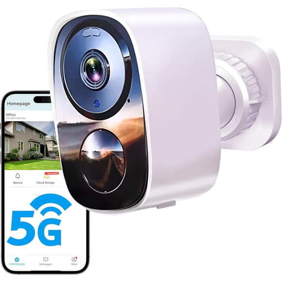 Camara Seguridad Exterior HITELLARCAM 2K 5G IP66 Alexa