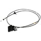 thumbnail image 5 of Pestillo de bloqueo del capó del motor delantero, Cable de liberación del capó 1027235 5R2Z16A665 Falcon BF, piezas de accesorios para coche, plást, 5 of 5