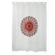 thumbnail image 4 of Cortina para Baño Estampada Mandala Rojo sin Forro, 4 of 4