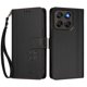 thumbnail image 3 of Funda Cartera Trébol para Motorola Moto G77 con Ranuras Tarjetas y Carga Inalámbrica Negro, 3 of 6