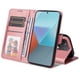 thumbnail image 3 of Funda Billetera para Xiaomi Redmi Note 13 Pro 5G con Porta Tarjetas y Soporte Ajustable Rosa, 3 of 5