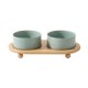 thumbnail image 1 of Cuencos De Comida Para Gatos, Plato De Cerámica Liso Para Gatos, Cuencos Para Perros Para Comida, Gatos Mayores De Interior, Verde Claro, 1 of 5
