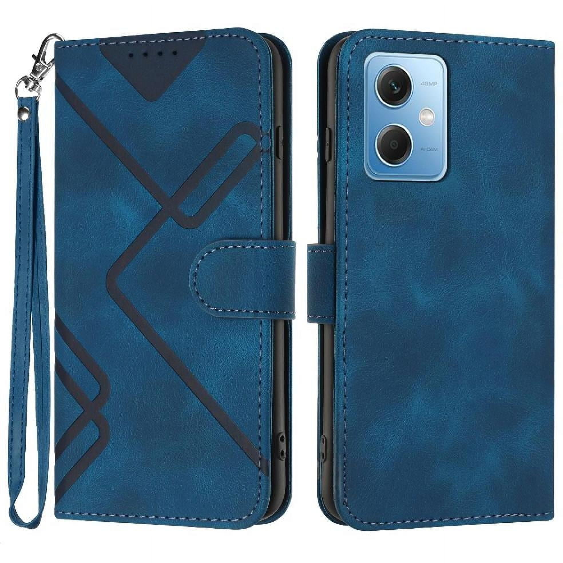 Funda Foxdock Para Xiaomi Redmi Note 12 5g – Tipo Libro Con Soporte, Billetera, Correa Y Diseño Elegante