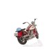 thumbnail image 2 of Modelo de motocicleta vintage de hierro rojo Old Modern Handicrafts 13 x 6 x 8 cm, 2 of 4