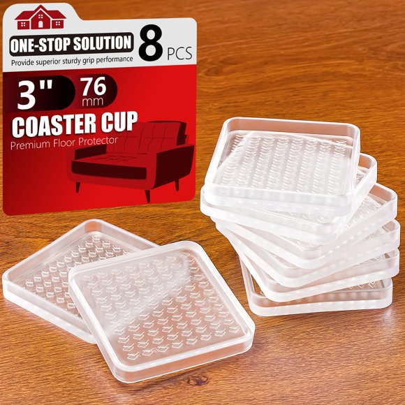 Copas protectoras para muebles PROPA para piso de madera, 8 piezas