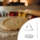 thumbnail image 2 of Herramientas para hacer dulces, cortadores de galletas de acero inoxidable, moldes para galletas, kit de juego de calamar, moldes redondos con forma de paraguas, triángulos y estrellas para hornear pa, 2 of 7