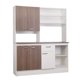 thumbnail image 4 of Kit Cocina Paula 5 Puertas 1 Cajon Nogal - Blanco, 4 of 16