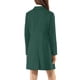 thumbnail image 3 of INSPIRE CHIC Abrigo de Mujer Color Sólido Solapa con Muesca Abotonado Invierno Peacoat Verde XS, 3 of 7