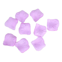 Genérico - Pétalos Flores Artificiales Manualidades Violeta