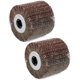 thumbnail image 1 of Rueda de Lijado de Abanico QWORK 11 cm x 10 cm, 3/4" con 4 ranuras, Granulado 60, 1 of 7