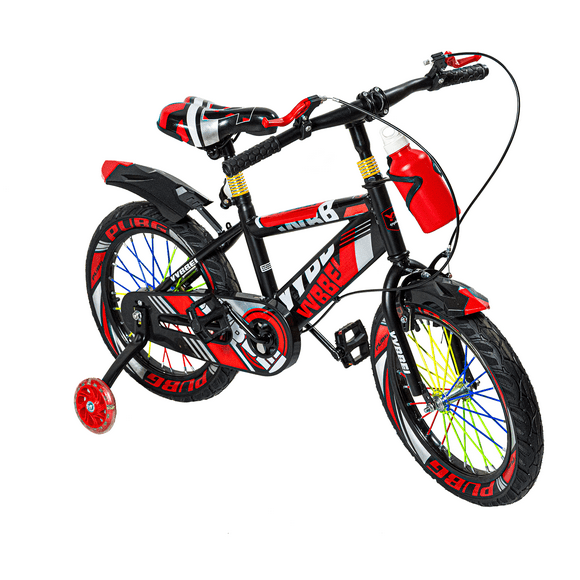 Bicicleta Niño Infantil Montain Bike Mtb Con Ruedas Aro 12 Rojo