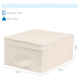 thumbnail image 5 of Pack 3 Cajas Organizadoras Belug Plegables Organización Closet Ropa Accesorios Beige, 5 of 5