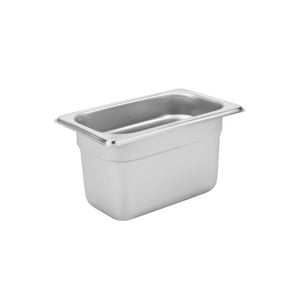 Vaccarin - Contenedor Gastronomico Acero Inoxidable Gn 1/9X10 Cm