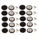 thumbnail image 5 of 20 piezas botón redondo suministros de costura abrigo botones decorativos a presión adorno botón de costura para álbum de recortes elaboración Jeans g Negro, 5 of 5