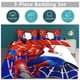 thumbnail image 2 of Spiderman Crawl 3 Piece Bed Set - Includes Reversible Comforter & Sheet Set Bedding - Fade Resistant Microfiber Twin, 2 of 5