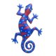 thumbnail image 1 of Metal Gecko Decoración De Pared Lizard Hang Para El Hogar, Jardín, Patio, Valla, Ornamento, Azul 3, 1 of 5