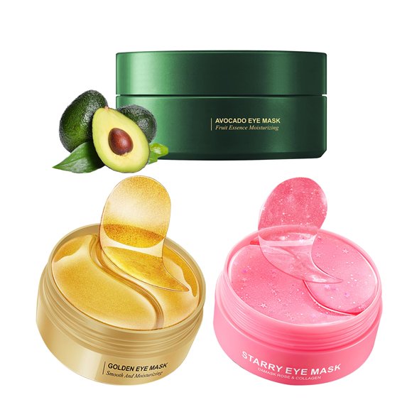 Parches para ojos ZZCQzeze 3 pares de mascarillas hidratantes