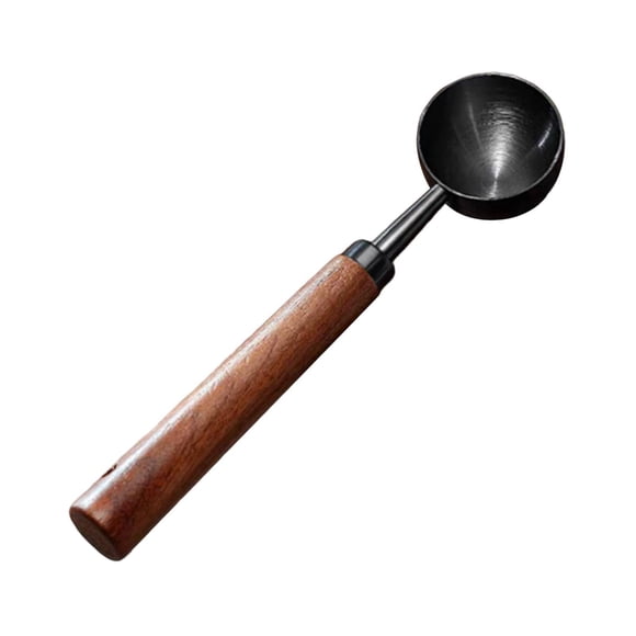 Cuchara De Café De 15 Ml/30 Ml, Cuchara Para Granos De Café, Para Té Suelto, Ingredientes Y Condimentos, 16 Cm X 3,5 Cm, Color Negro