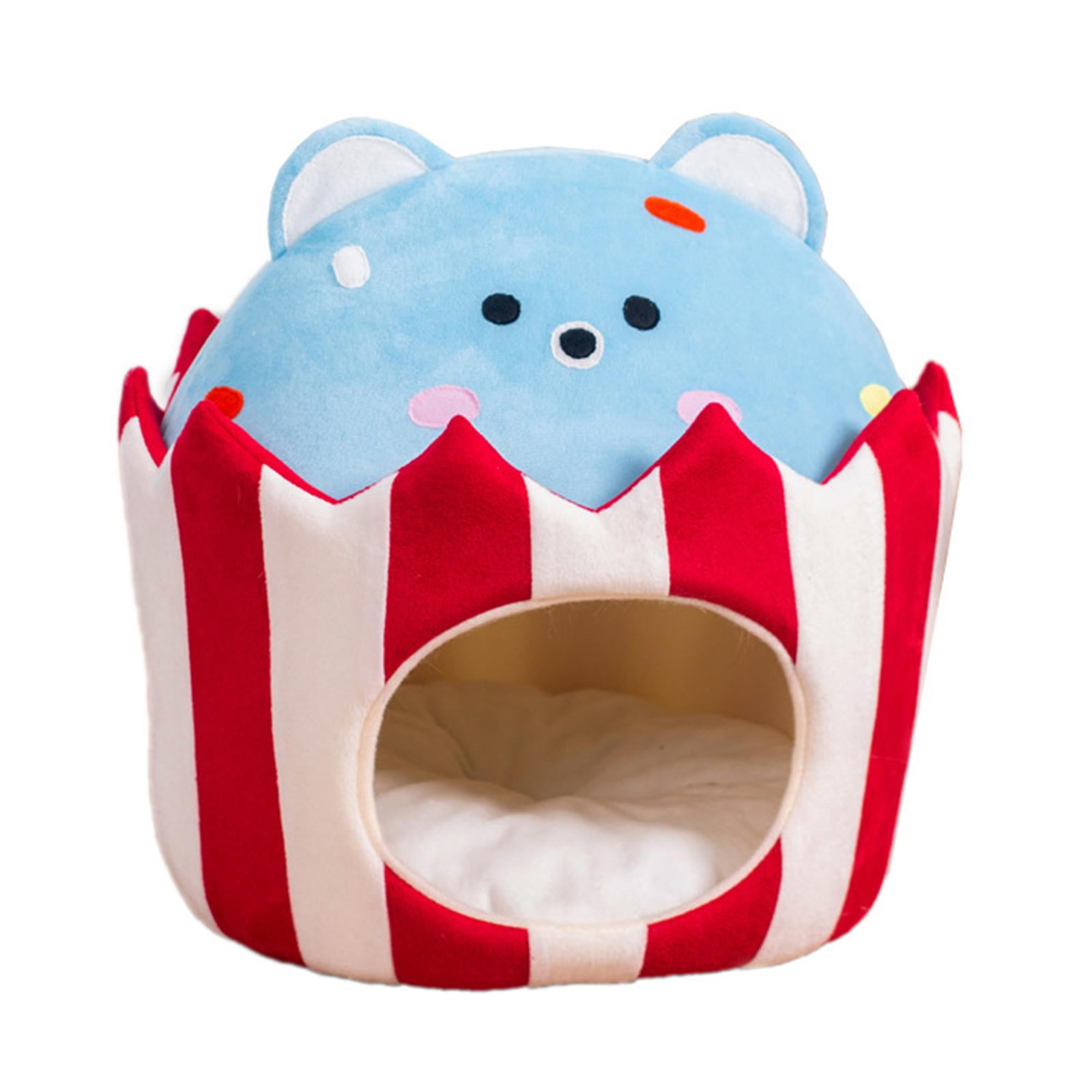 Ioensy - Cama Para Gato, Cueva Para Gatitos, Accesorios Cómodos, Lavable En Invierno Con Cojín