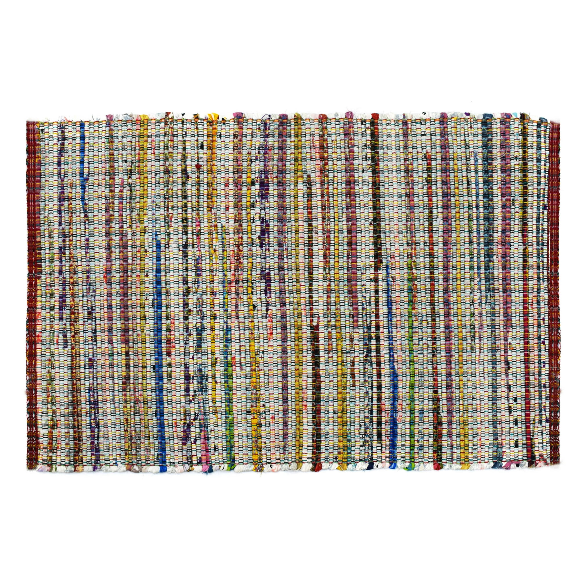 Decoghar - Alfombra Chindi Pequeña Multicolor