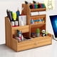 thumbnail image 1 of Stylish Wooden Pen Holder - Perfect for Office Desk, Bedroom Decor, and Student Storage, 1 of 5