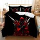 thumbnail image 1 of Deadpool & Friend Bedding Set Single Twin Full Queen King Size Bed Set Bedroom Duvet Cover Beddings Suit Birthday Gift Bed Sheets, 1 of 5