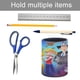 thumbnail image 5 of Inspector Gadget-theme Cylinder Pen Holder Pencil Organizer with Flannel Lining PVC Leather Material Cardboard Base for study work 10*8CM, 5 of 6