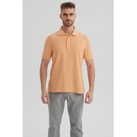 Fashionspark - Polera Hombre Piqué Básica Lisa Damasco - Ll