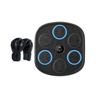 Magideal - Sanda Music Box Máquina De Entrenamiento, Máquina De Caja De Música, Objetivo De Pared Para Adultos, Equipo De Entrenamiento De Boxeo Para Ejercicios W Guante De Boxeo Negro