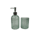 thumbnail image 1 of Set de Baño Dispensador de Jabon y Vaso de Vidrio Colores, 1 of 2