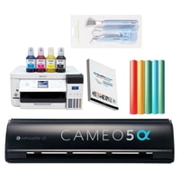 Nuevo Kit Inicio Silhouette Cameo 5 Alpha Black + Impresora F170