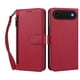 thumbnail image 1 of Funda Tipo Billetera para iphone17 Air con Soporte y Bolsillo con Cierre Rojo, 1 of 1